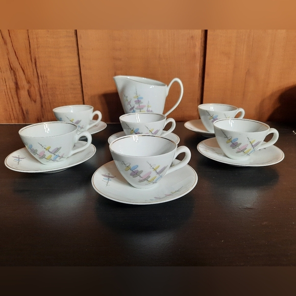 Mid-century Brazilian Espresso Demitasse Cup Set - Picture 2 of 15